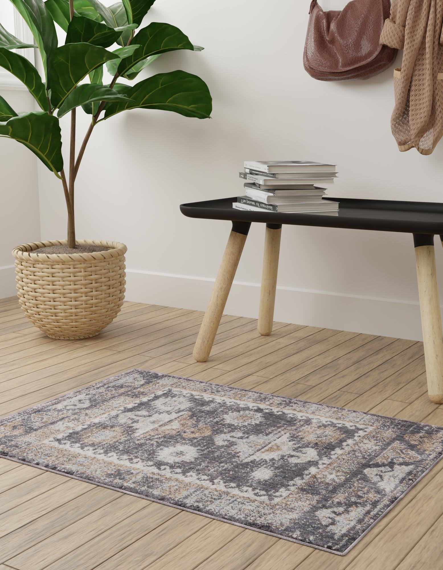 Desert Modern Eco Rug Series Collection Area Rug -  Mojave