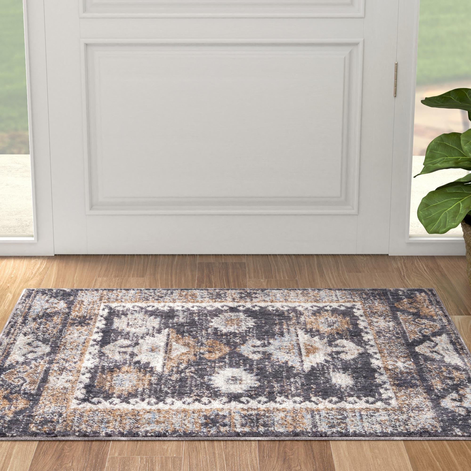 Desert Modern Eco Rug Series Collection Area Rug -  Mojave