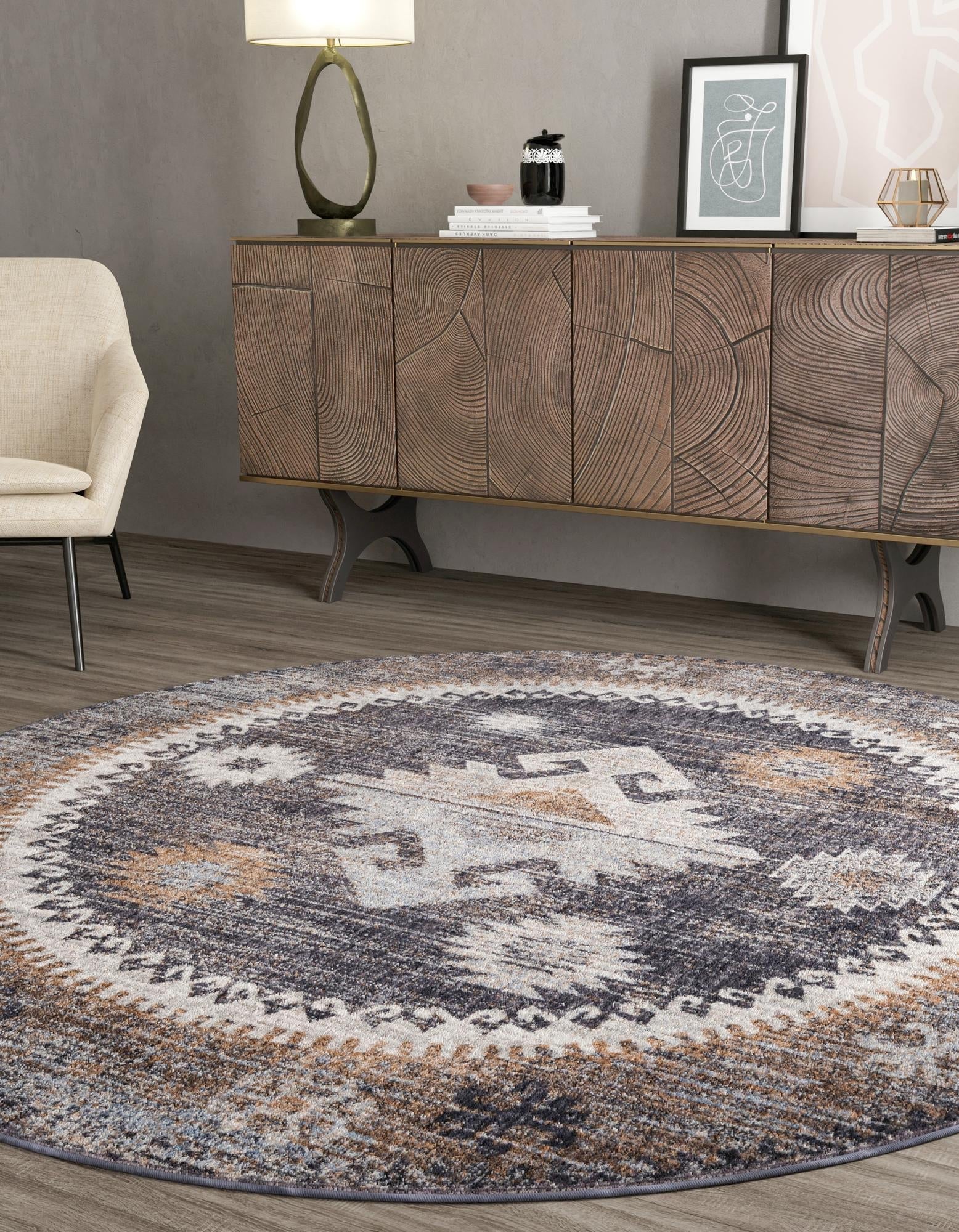 Desert Modern Eco Rug Series Collection Area Rug -  Mojave