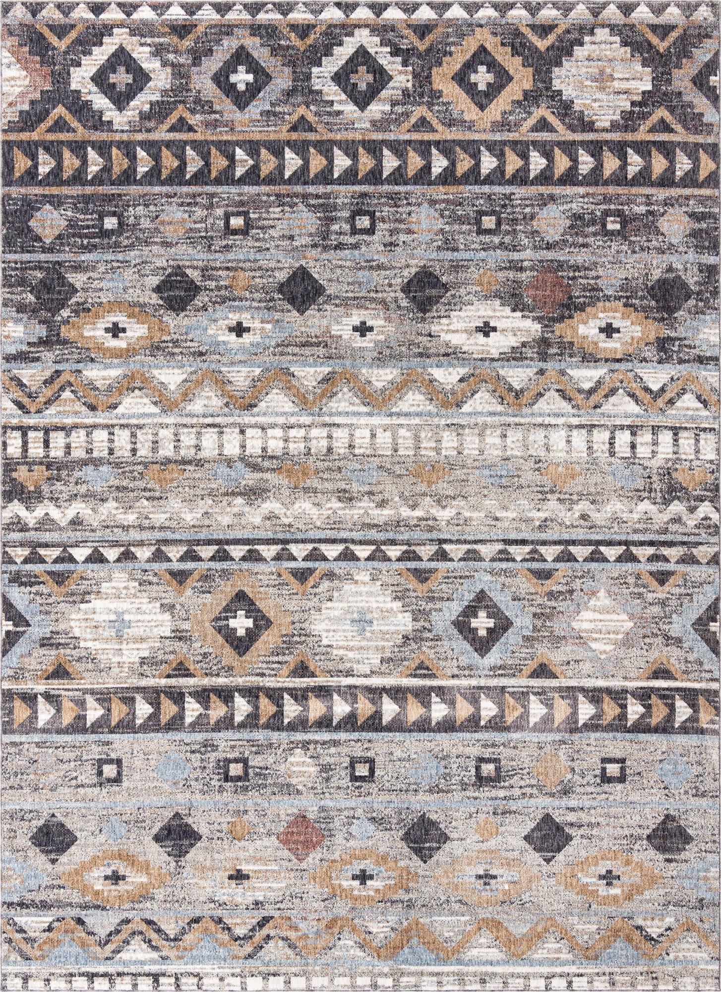 Desert Modern Eco Rug Series Collection Area Rug -  Sonora