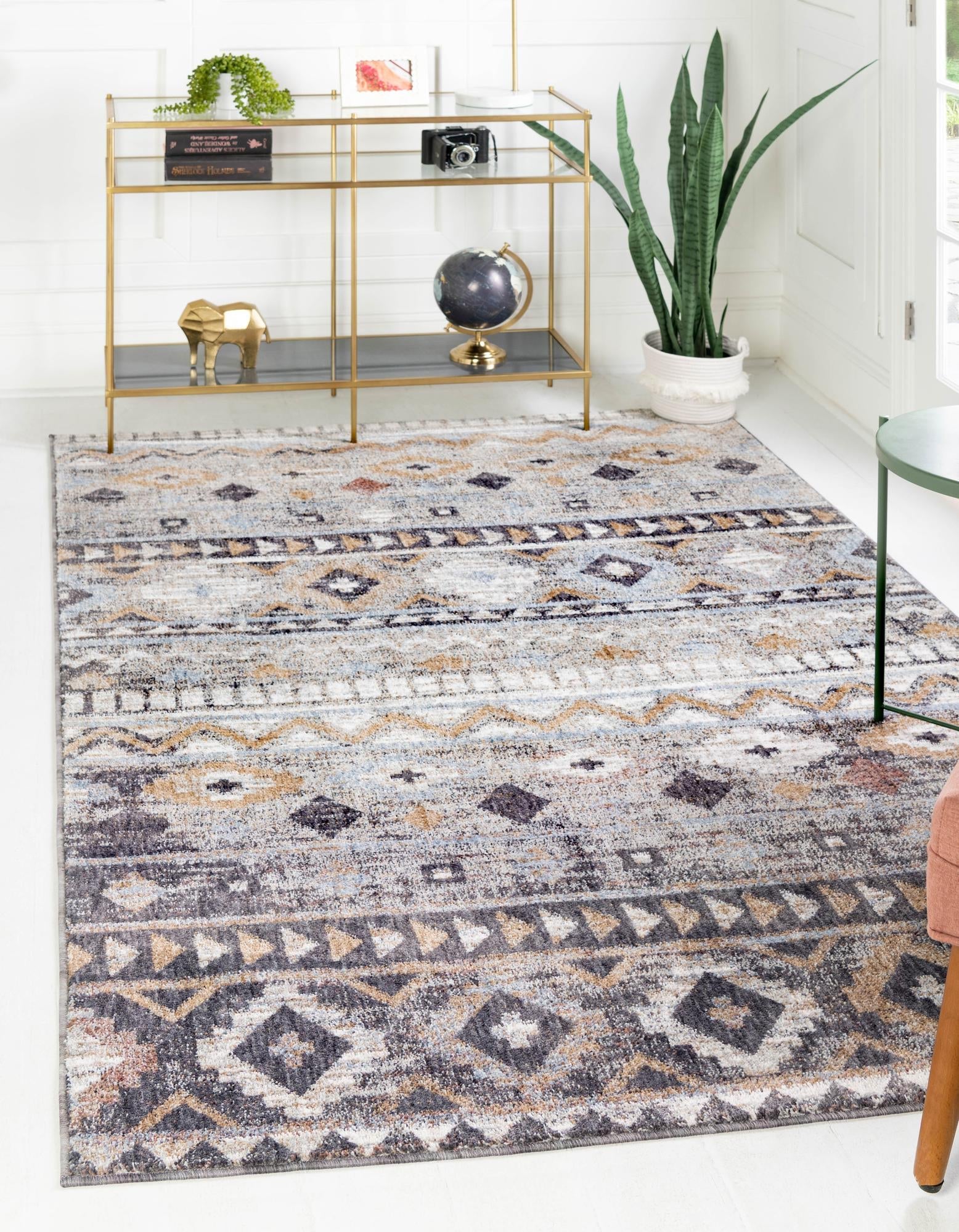 Desert Modern Eco Rug Series Collection Area Rug -  Sonora