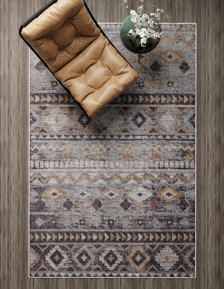 Desert Modern Eco Rug Series Collection Area Rug -  Sonora