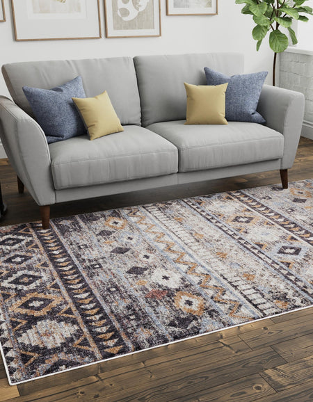 Desert Modern Eco Rug Series Collection Area Rug -  Sonora