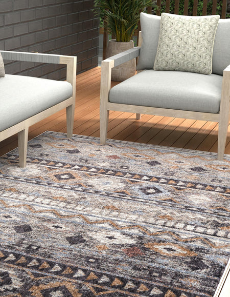 Desert Modern Eco Rug Series Collection Area Rug -  Sonora