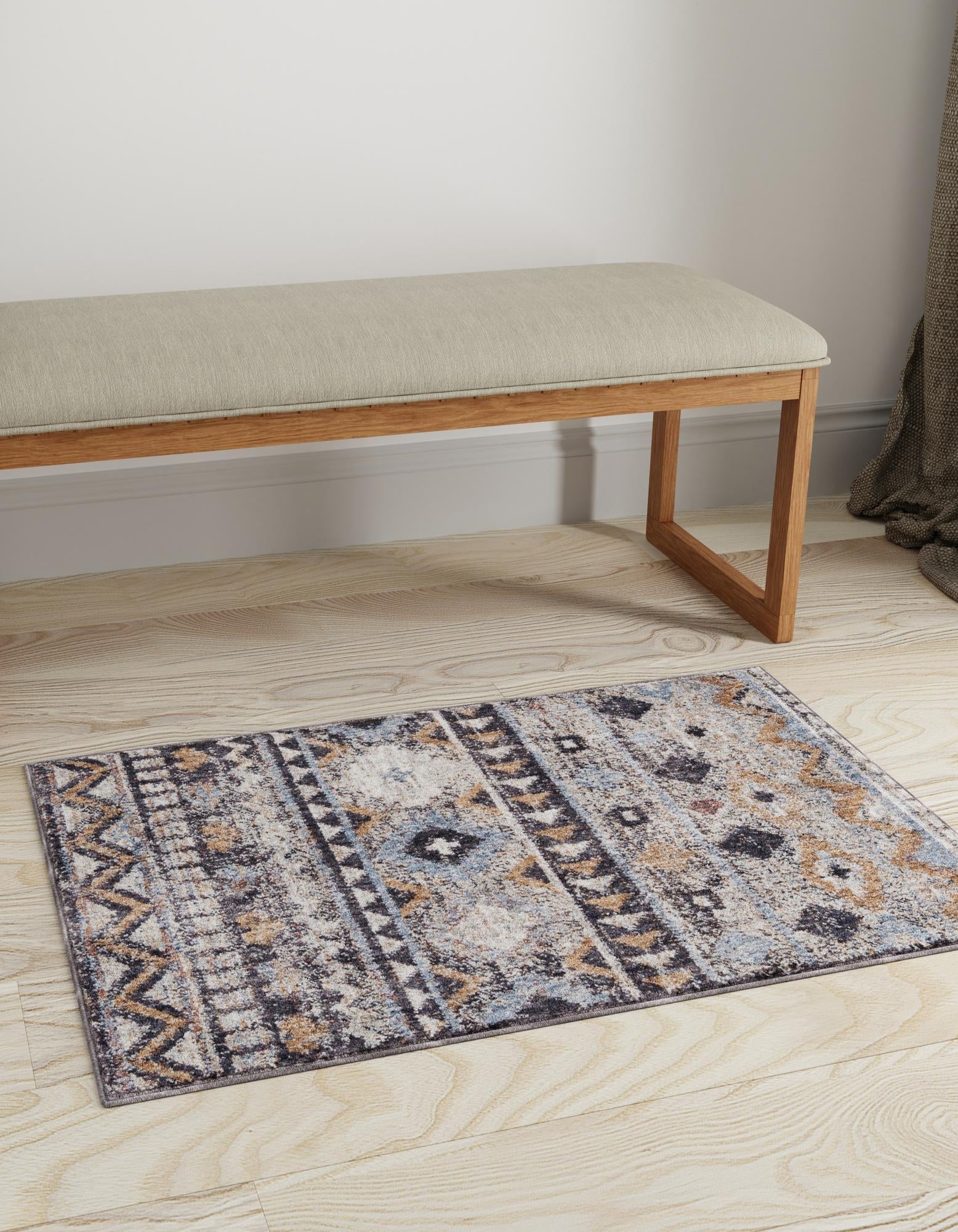 Desert Modern Eco Rug Series Collection Area Rug -  Sonora