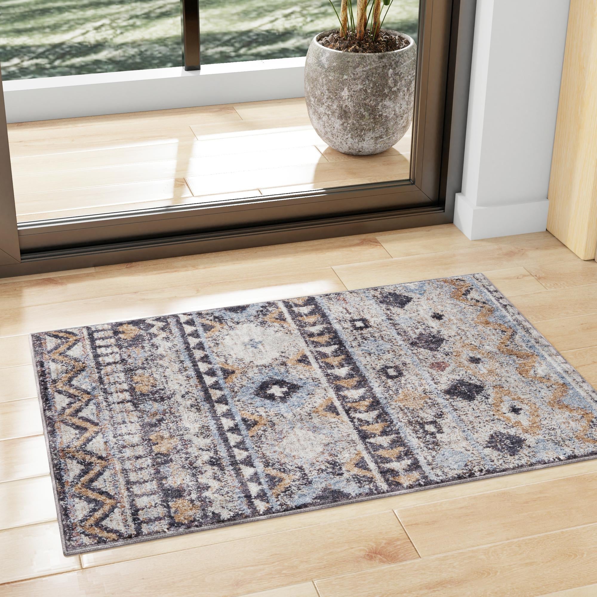 Desert Modern Eco Rug Series Collection Area Rug -  Sonora