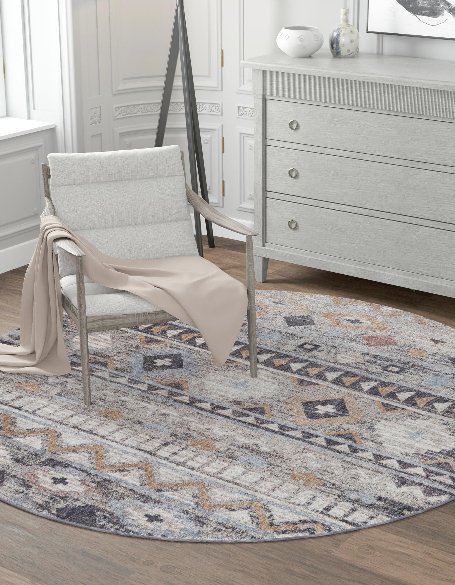 Desert Modern Eco Rug Series Collection Area Rug -  Sonora