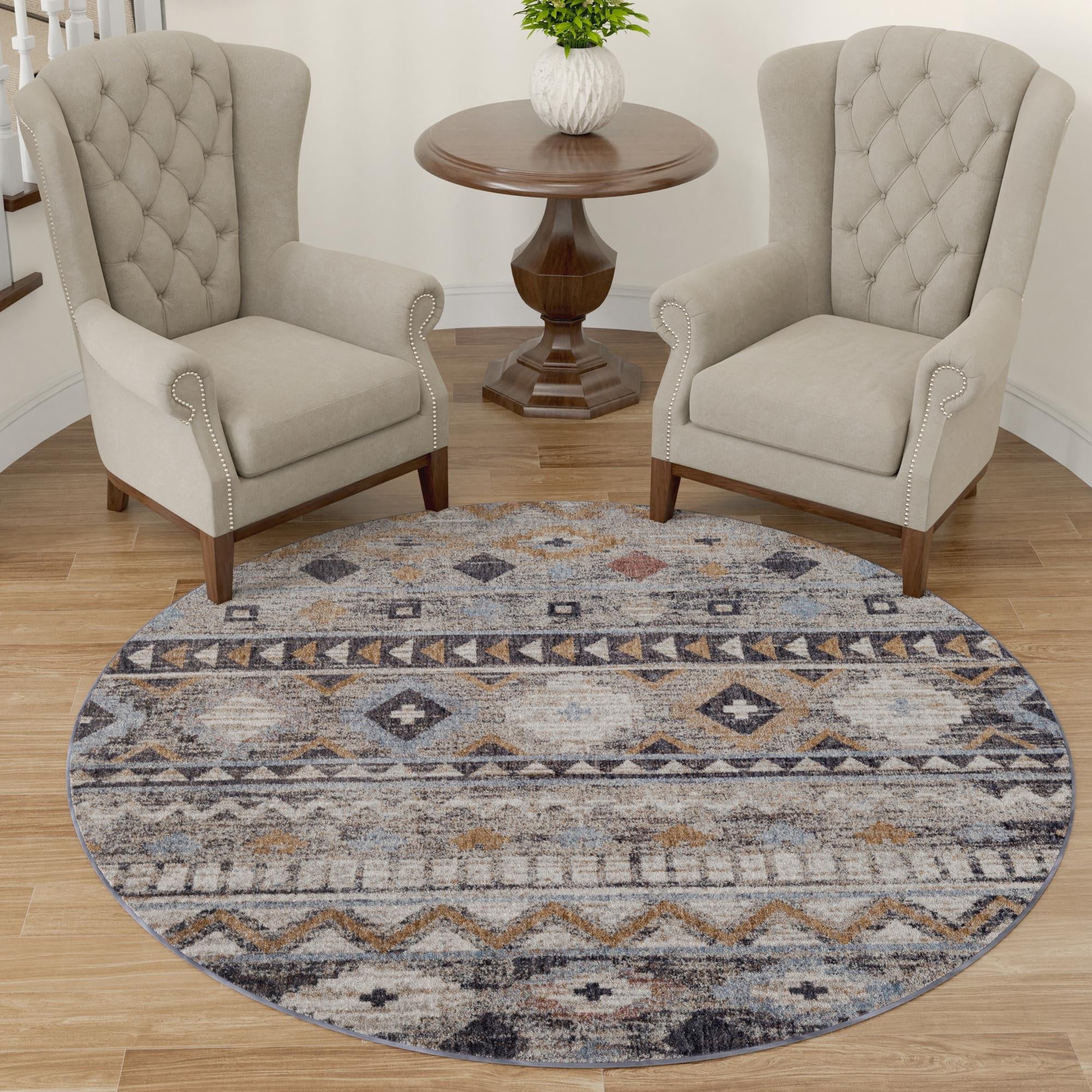 Desert Modern Eco Rug Series Collection Area Rug -  Sonora