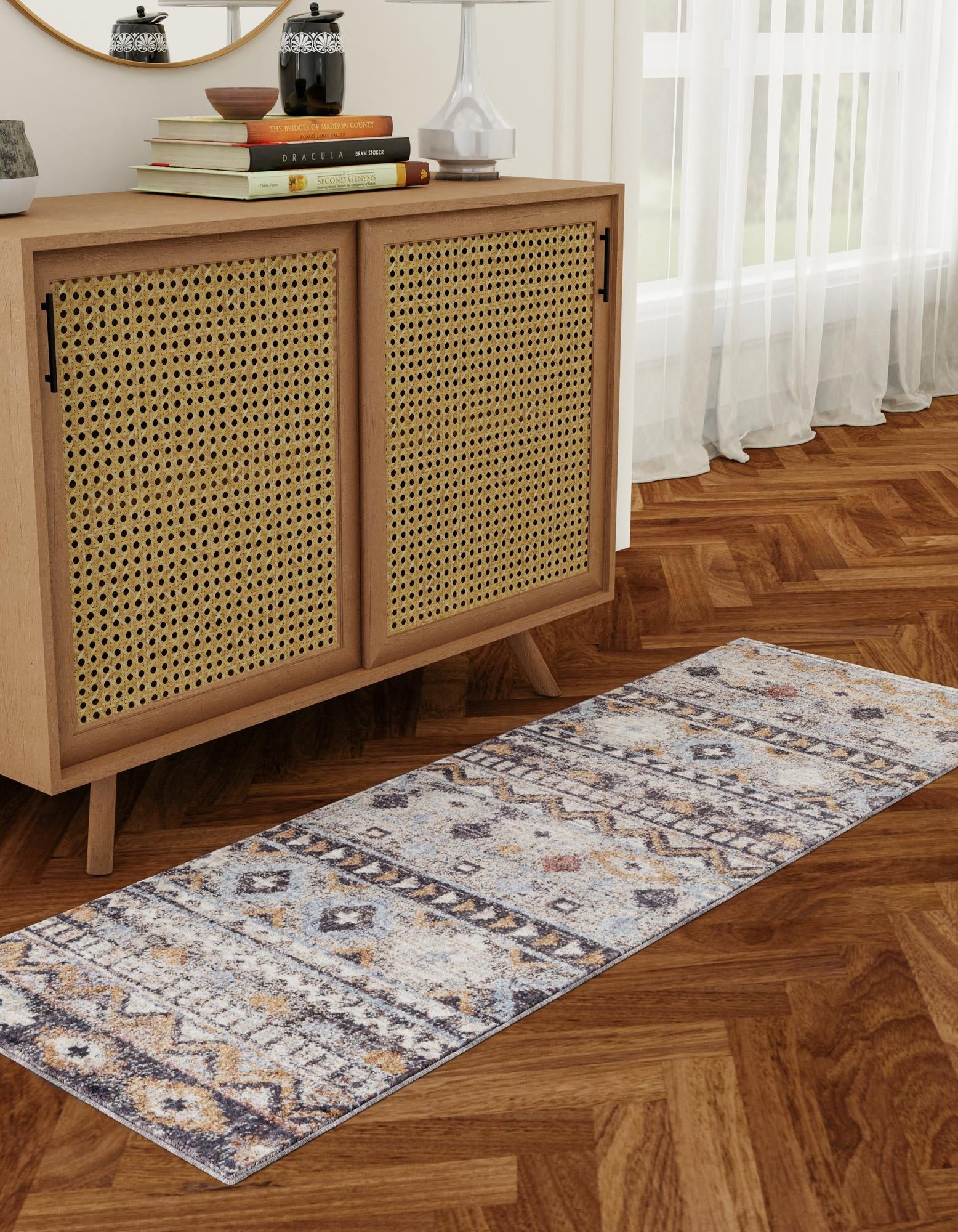 Desert Modern Eco Rug Series Collection Area Rug -  Sonora