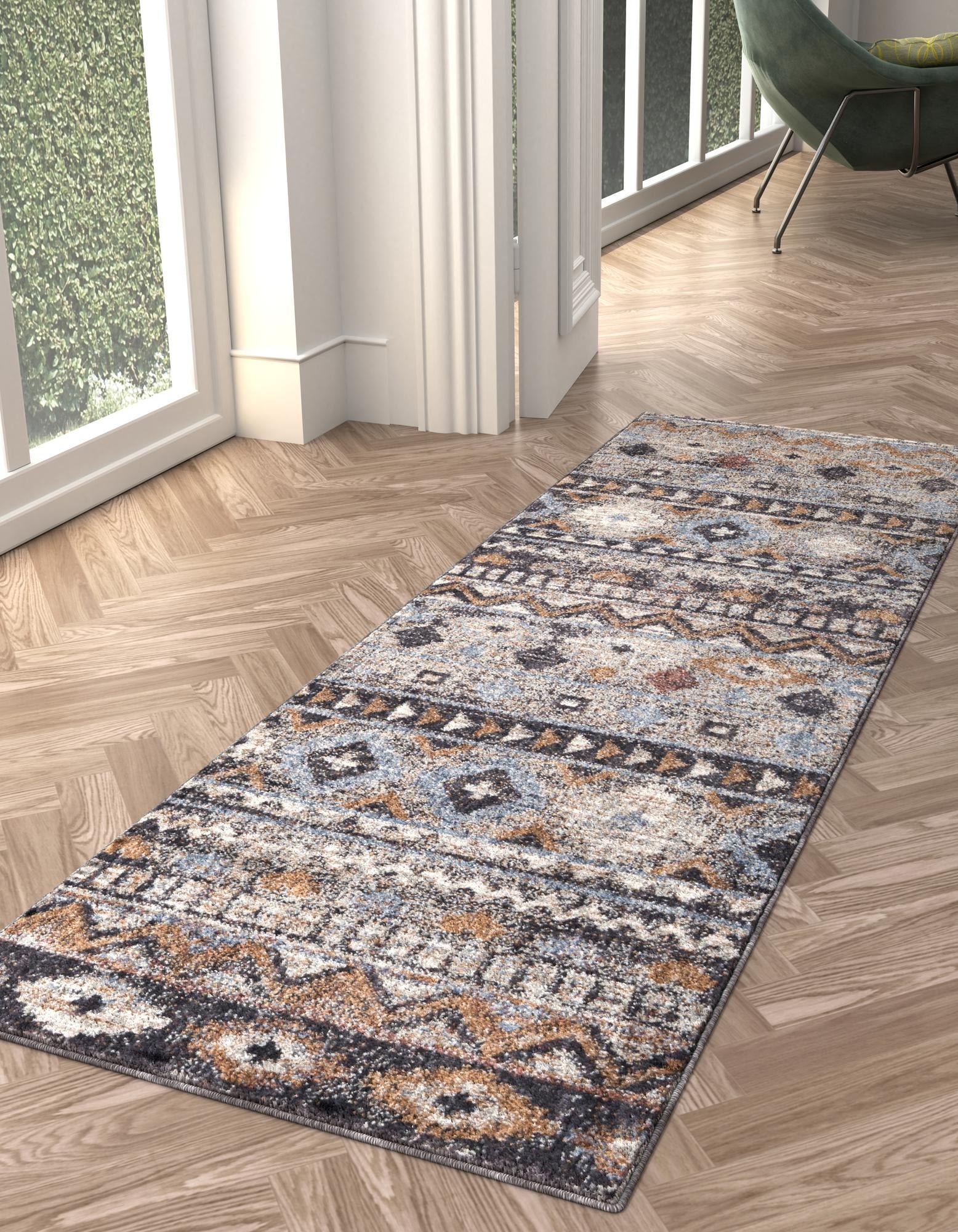 Desert Modern Eco Rug Series Collection Area Rug -  Sonora