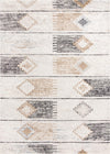 Desert Modern Eco Rug Series Collection Area Rug -  Taos Rectangle Ivory  lifestyle 2