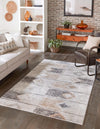 Desert Modern Eco Rug Series Collection Area Rug -  Taos Rectangle Ivory  lifestyle 3