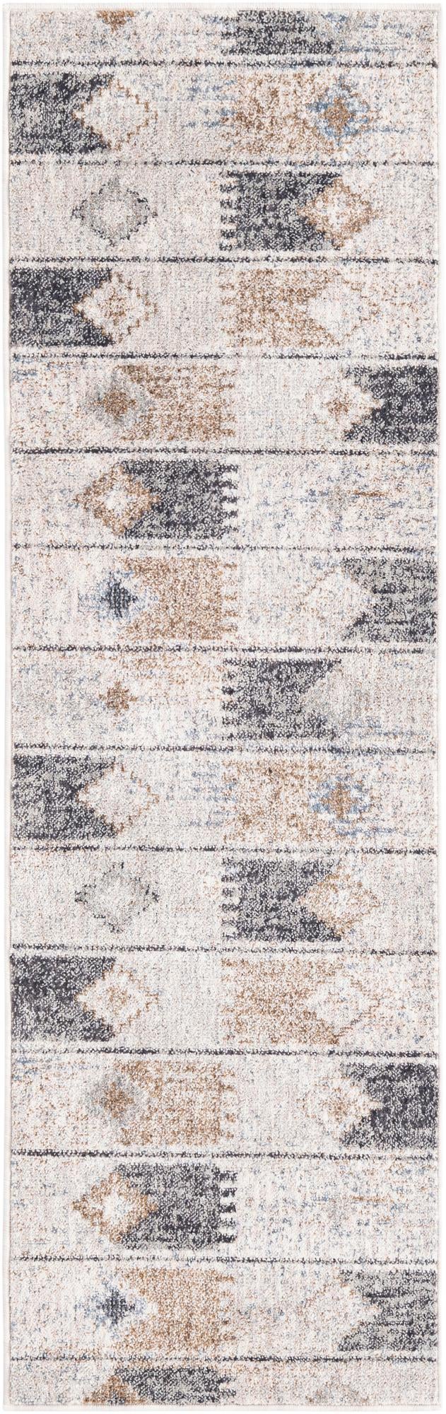 Desert Modern Eco Rug Series Collection Area Rug -  Taos Runner Ivory  lifestyle 27