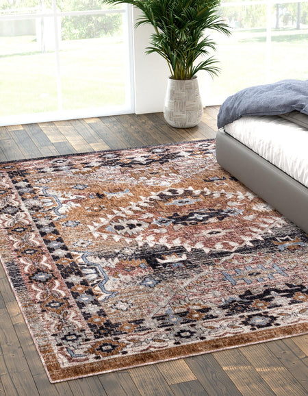 Desert Modern Eco Rug Series Collection Area Rug -  Navajo