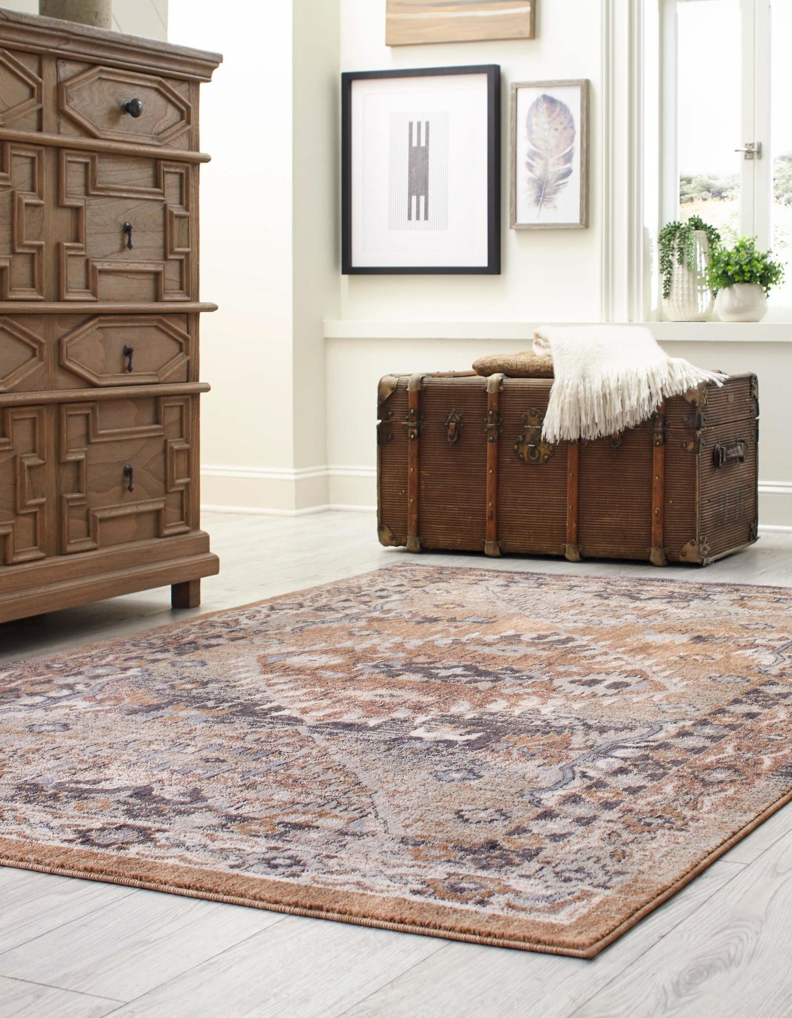 Desert Modern Eco Rug Series Collection Area Rug -  Navajo