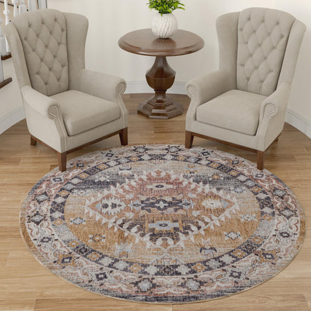 Desert Modern Eco Rug Series Collection Area Rug -  Navajo