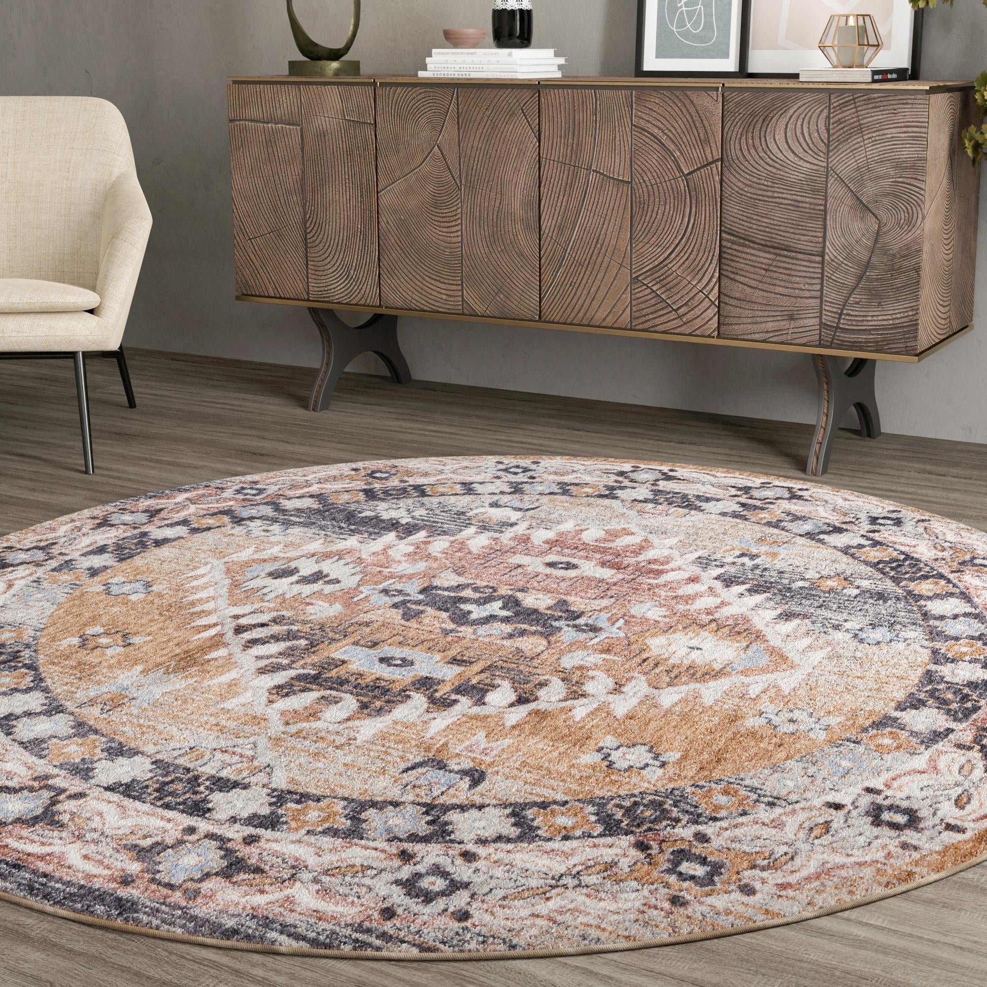 Desert Modern Eco Rug Series Collection Area Rug -  Navajo