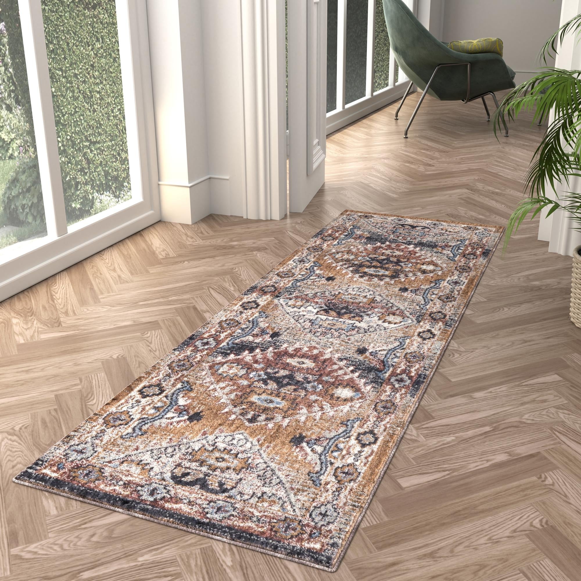 Desert Modern Eco Rug Series Collection Area Rug -  Navajo