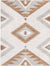 Desert Modern Eco Rug Series Collection Area Rug -  Zion Rectangle Ivory Main