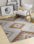 Desert Modern Eco Rug Series Collection Area Rug -  Zion