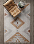 Desert Modern Eco Rug Series Collection Area Rug -  Zion