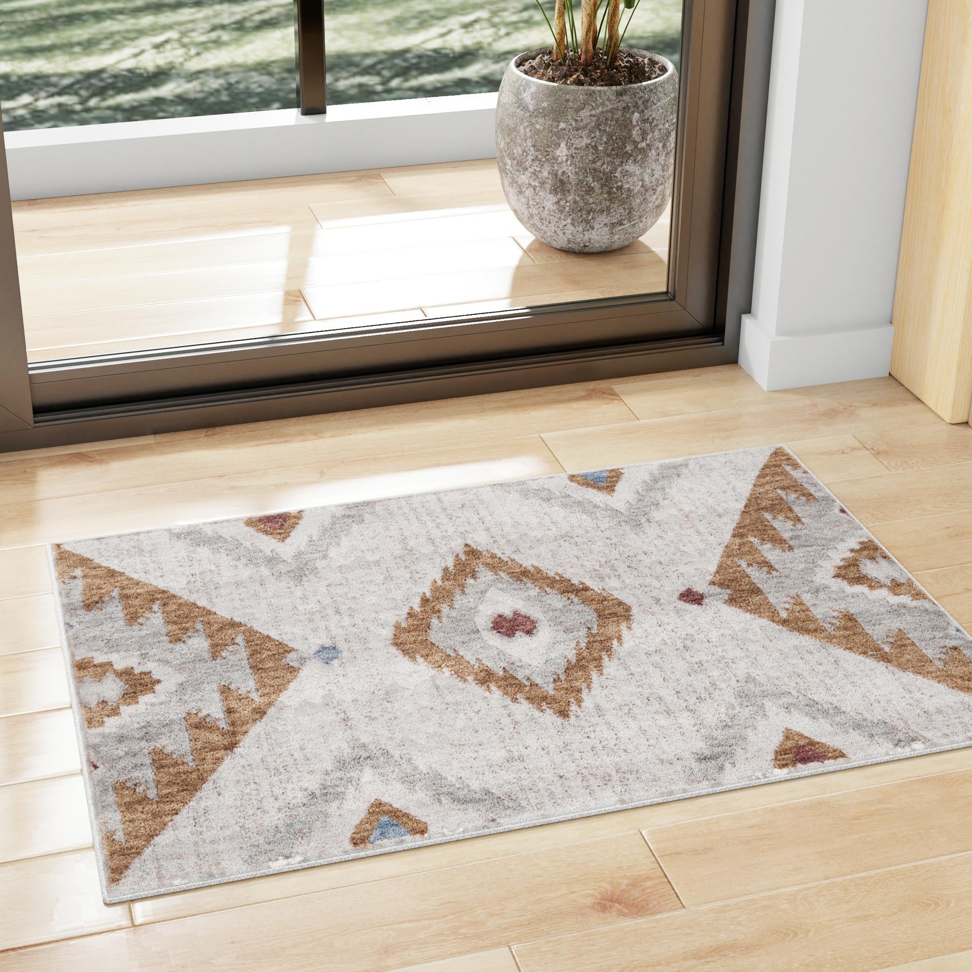 Desert Modern Eco Rug Series Collection Area Rug -  Zion