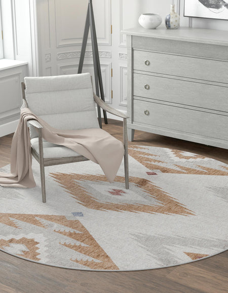 Desert Modern Eco Rug Series Collection Area Rug -  Zion