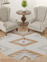 Desert Modern Eco Rug Series Collection Area Rug -  Zion