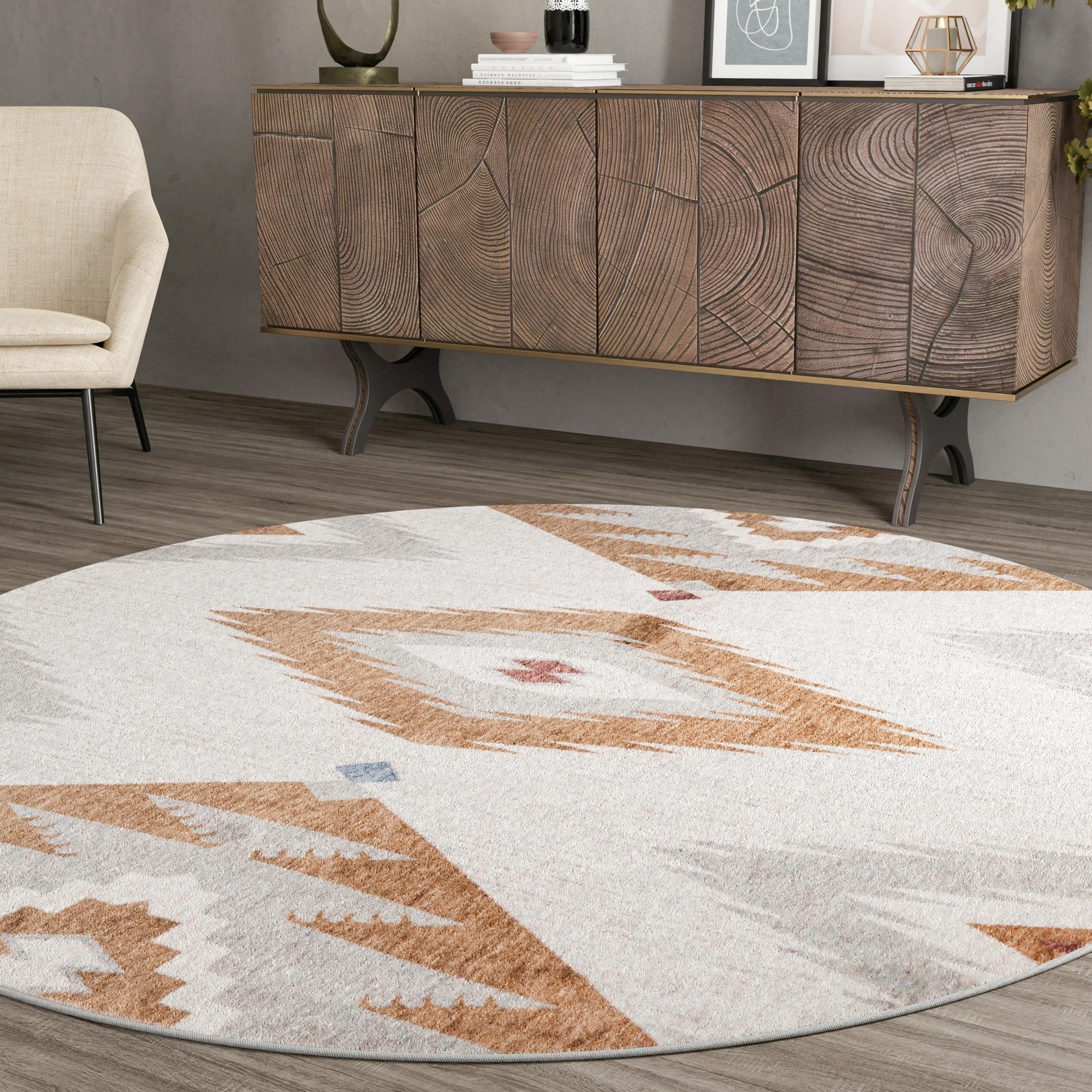 Desert Modern Eco Rug Series Collection Area Rug -  Zion