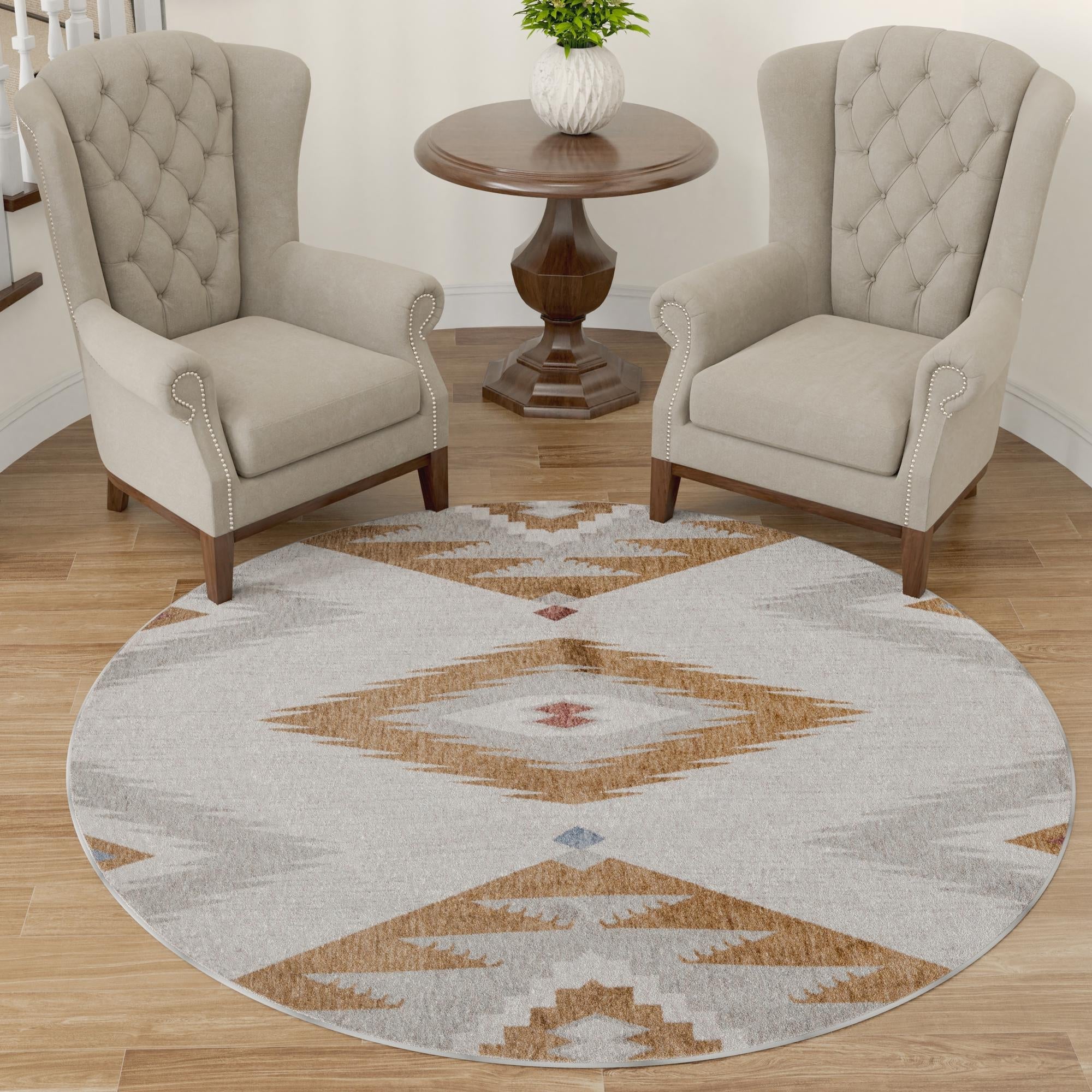 Desert Modern Eco Rug Series Collection Area Rug -  Zion