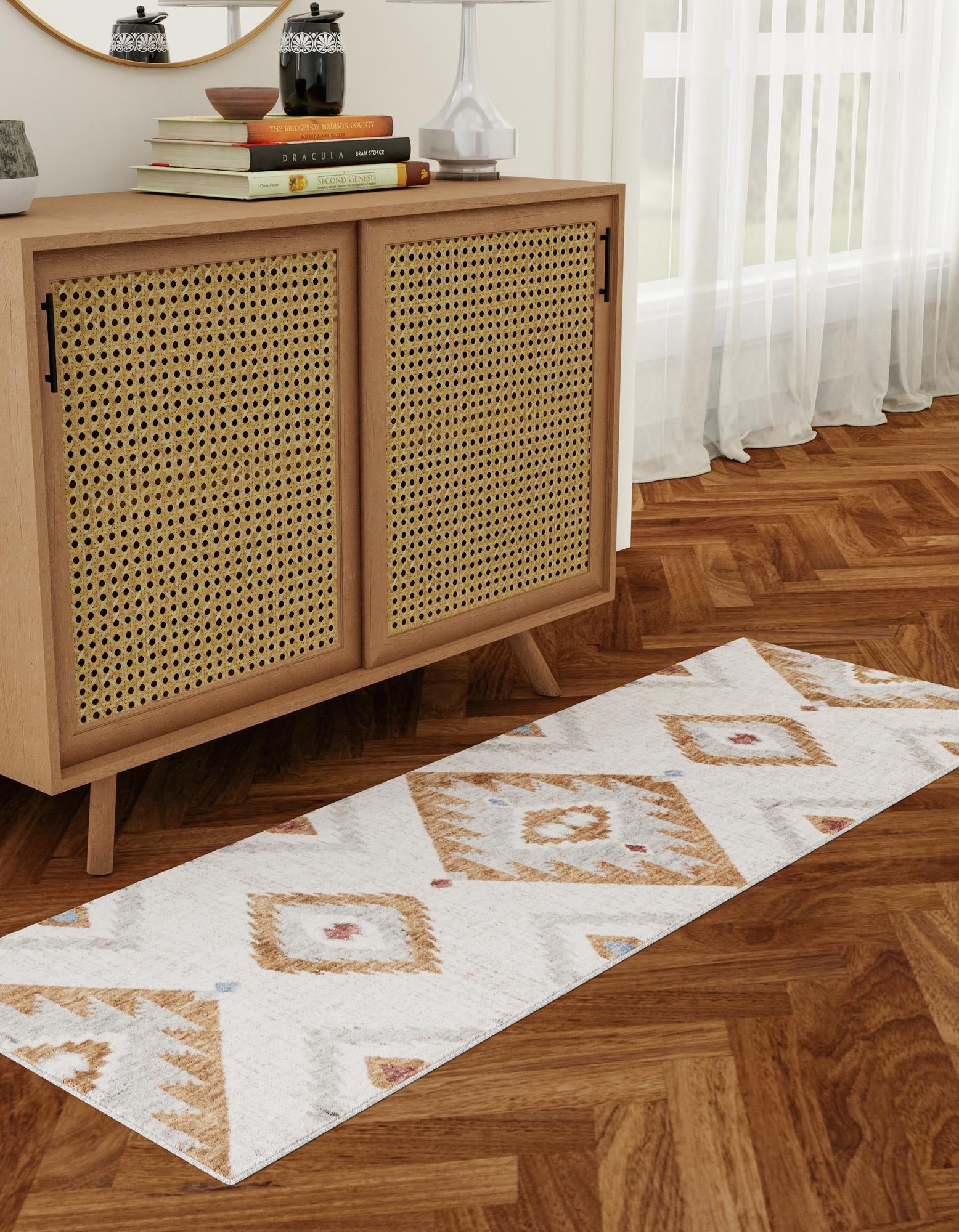 Desert Modern Eco Rug Series Collection Area Rug -  Zion