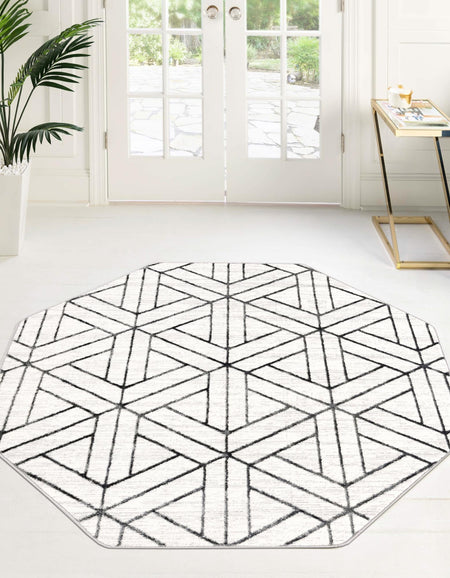 Garden Maze Retreat Collection Area Rug -  Topiarytrail