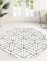 Garden Maze Retreat Collection Area Rug -  Topiarytrail