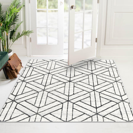 Garden Maze Retreat Collection Area Rug -  Topiarytrail