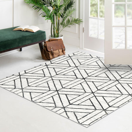 Garden Maze Retreat Collection Area Rug -  Topiarytrail