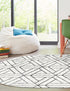 Garden Maze Retreat Collection Area Rug -  Topiarytrail