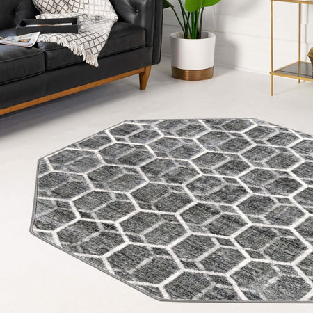 Garden Maze Retreat Collection Area Rug - Hedgegrove