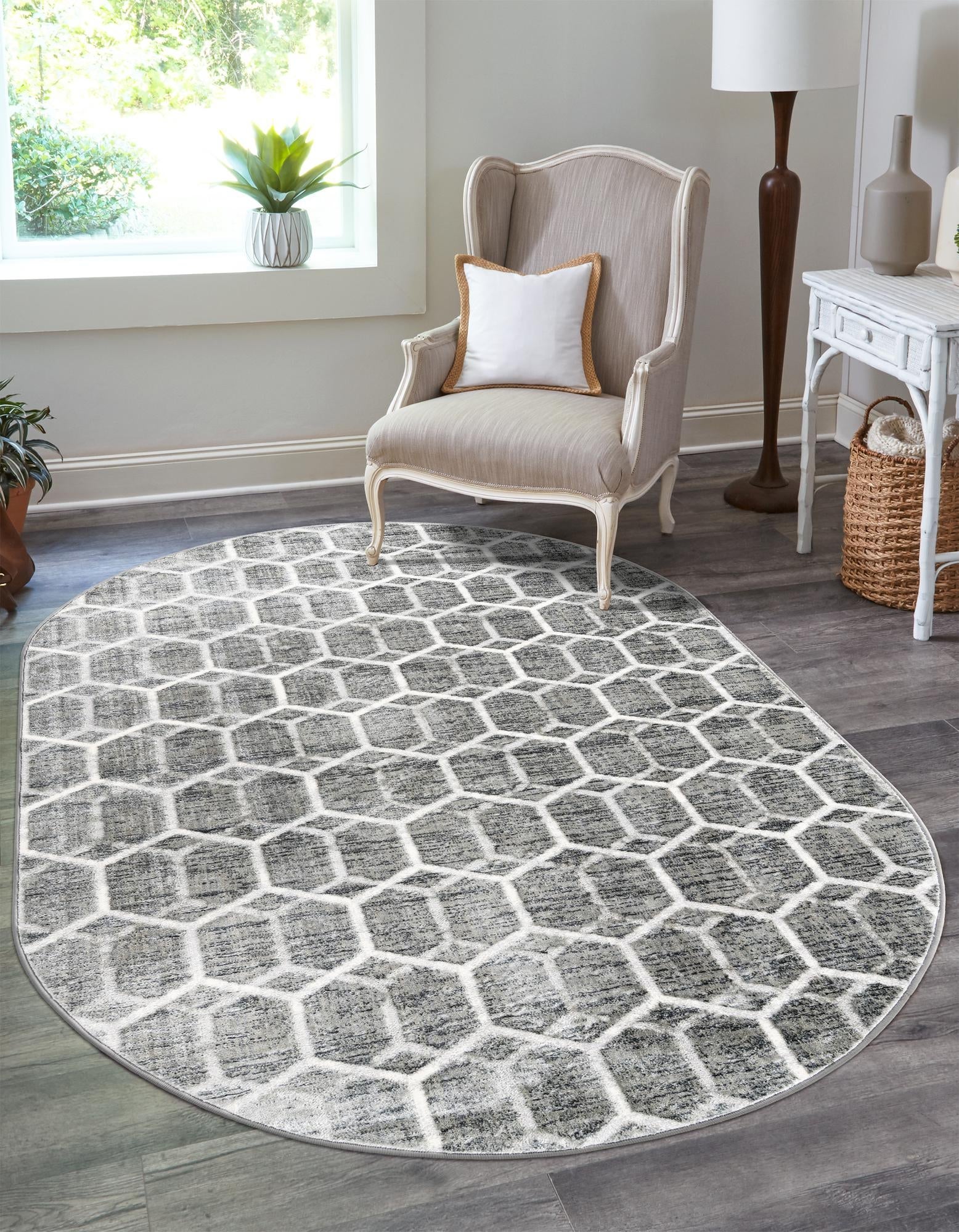 Garden Maze Retreat Collection Area Rug - Hedgegrove