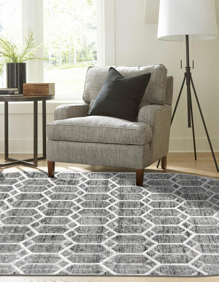 Garden Maze Retreat Collection Area Rug - Hedgegrove