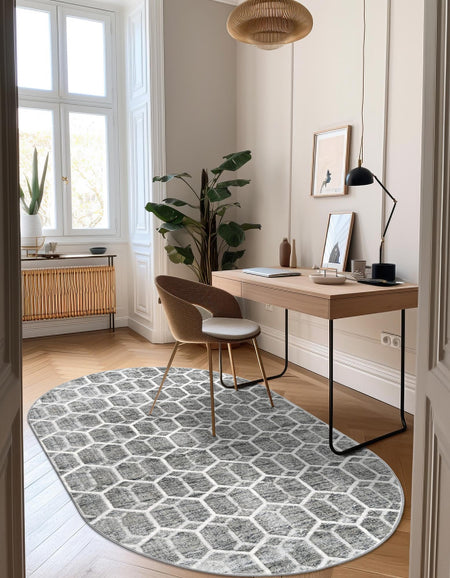 Garden Maze Retreat Collection Area Rug - Hedgegrove