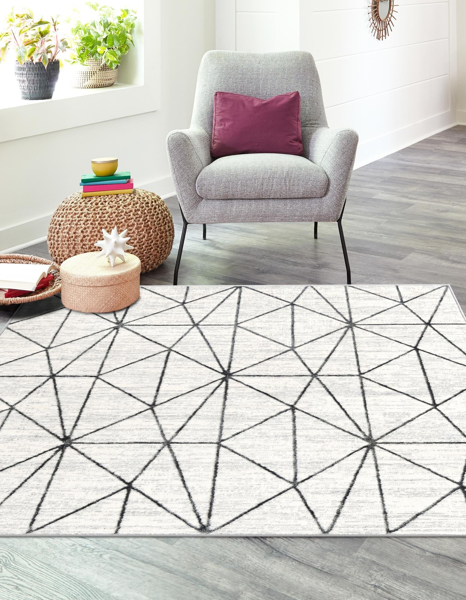 Garden Maze Retreat Collection Area Rug -  Arborlane