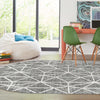 Garden Maze Retreat Collection Area Rug -  Arborlane Oval Gray  lifestyle 205