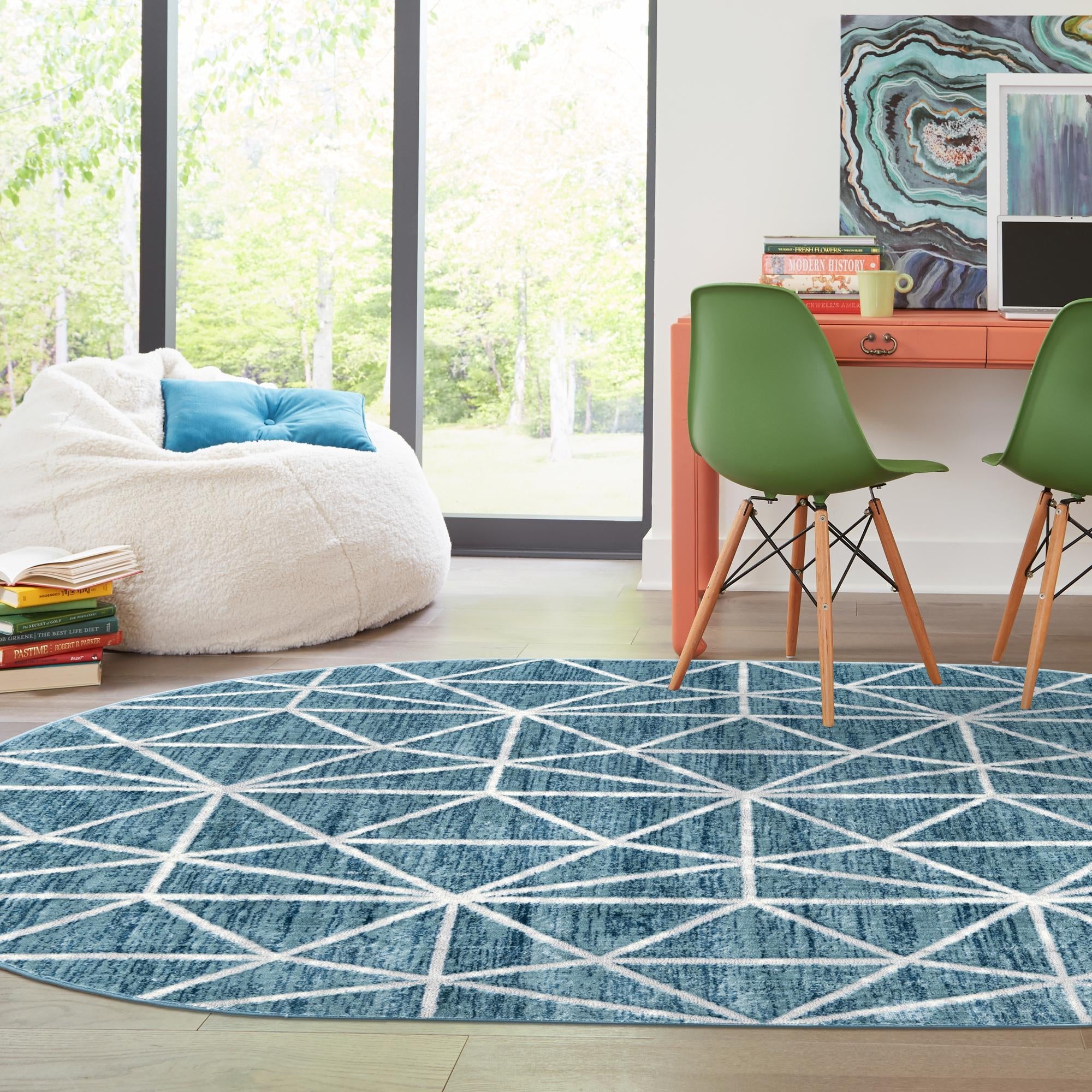 Garden Maze Retreat Collection Area Rug -  Arborlane