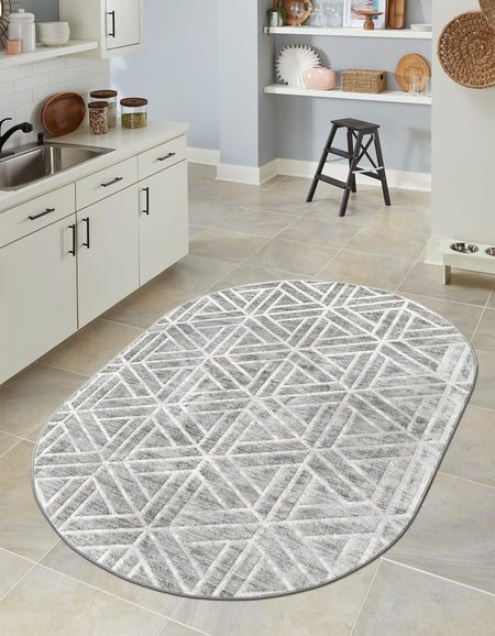 Garden Maze Retreat Collection Area Rug -  Topiarytrail