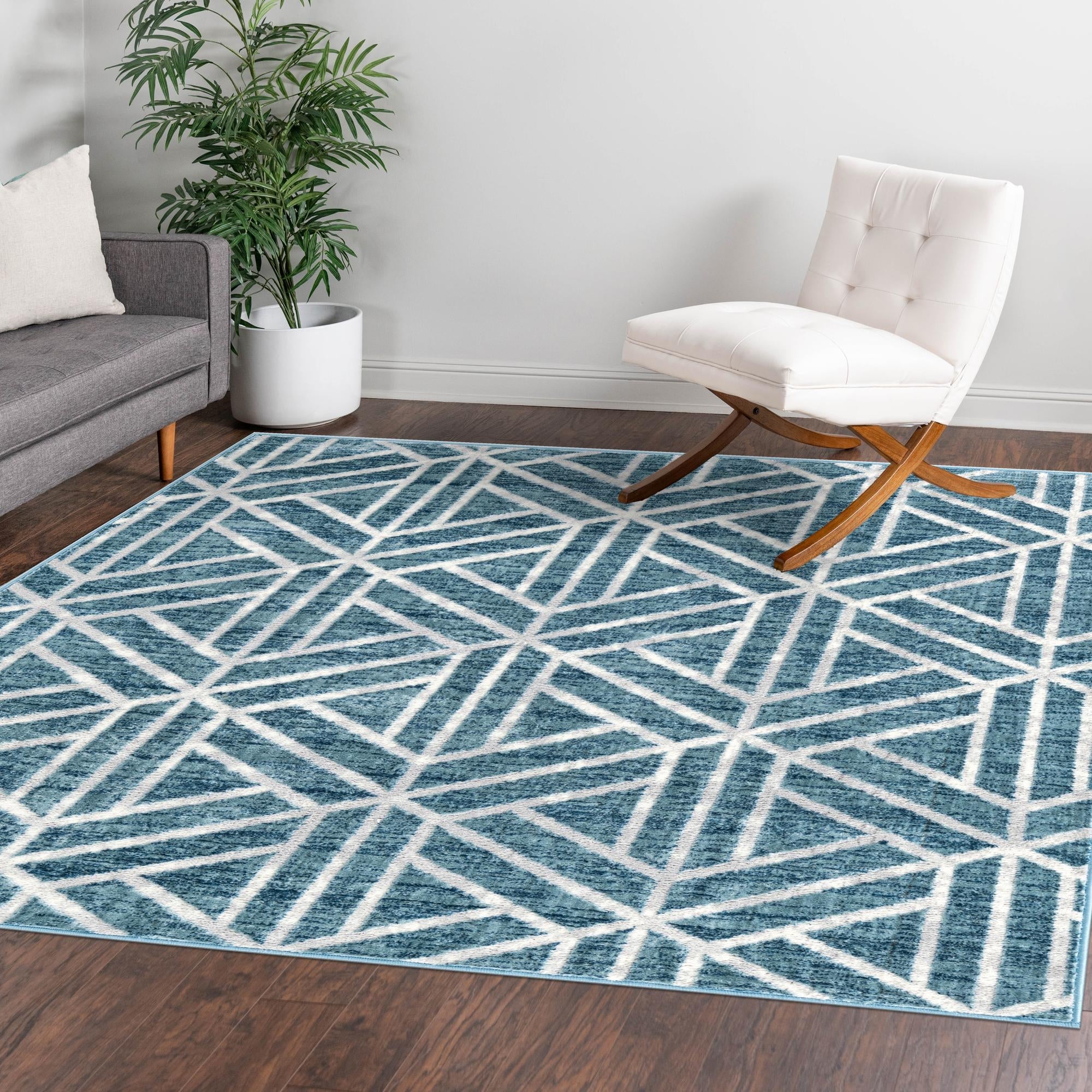 Garden Maze Retreat Collection Area Rug -  Topiarytrail