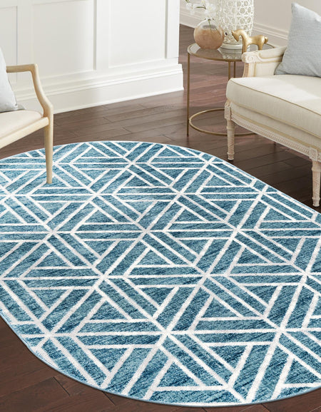 Garden Maze Retreat Collection Area Rug -  Topiarytrail