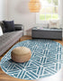 Garden Maze Retreat Collection Area Rug -  Topiarytrail