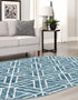 Garden Maze Retreat Collection Area Rug -  Topiarytrail