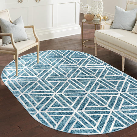 Garden Maze Retreat Collection Area Rug -  Topiarytrail