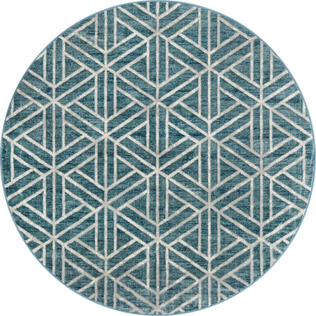 Garden Maze Retreat Collection Area Rug -  Topiarytrail